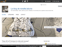 Tablet Screenshot of mireille-laborie.com